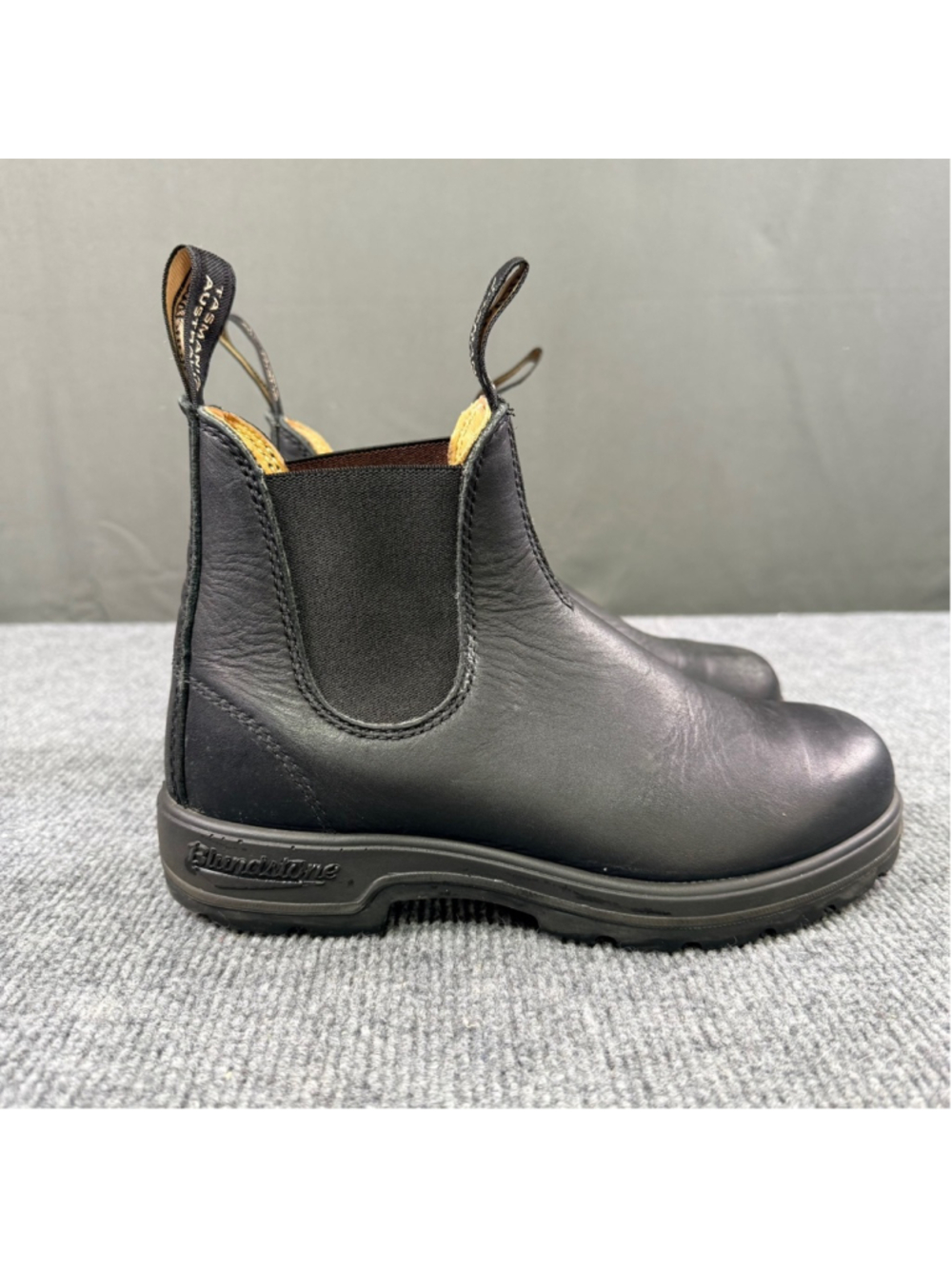 Blundstone Classic 558 Kids US 4 Chelsea Boots Black Leather Slip On Casual
